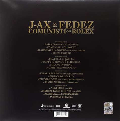 fedez comunisti col rolex songs|Comunisti col Rolex (Multiplatinum Edition) by J.